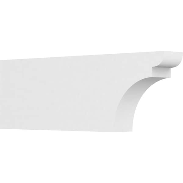 Ekena Millwork Standard Yorktown Architectural Grade PVC Rafter Tail, 3"W X 8"H X 24"L RFTP03X08X24YOR - main